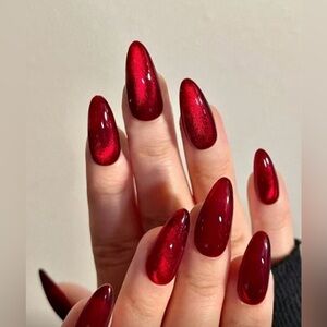 Red Press-on Nail Set